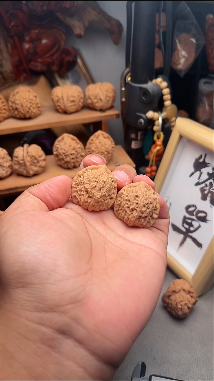 吊坠文玩核桃金珑36