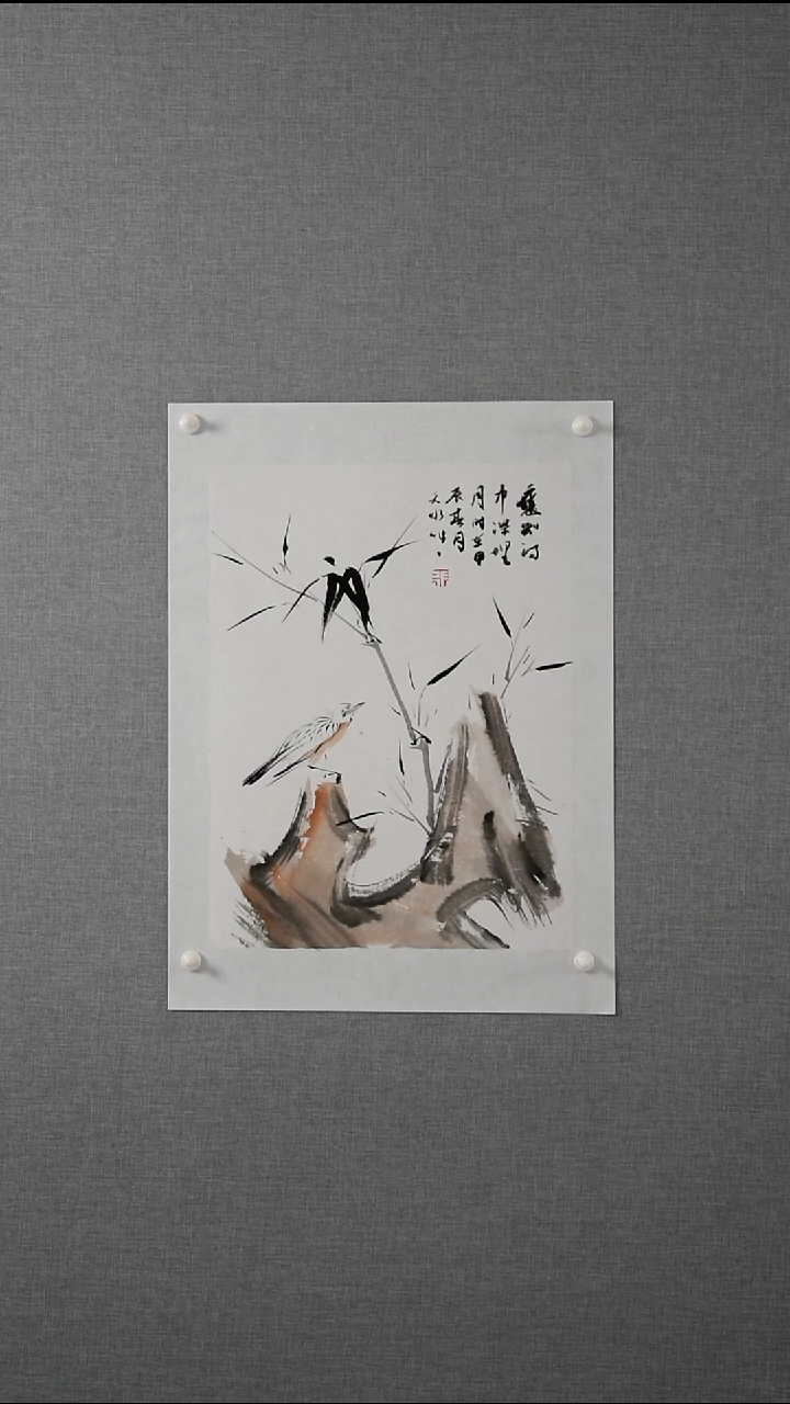 【闪购商品】绘画张一-花鸟-1.5平尺-08