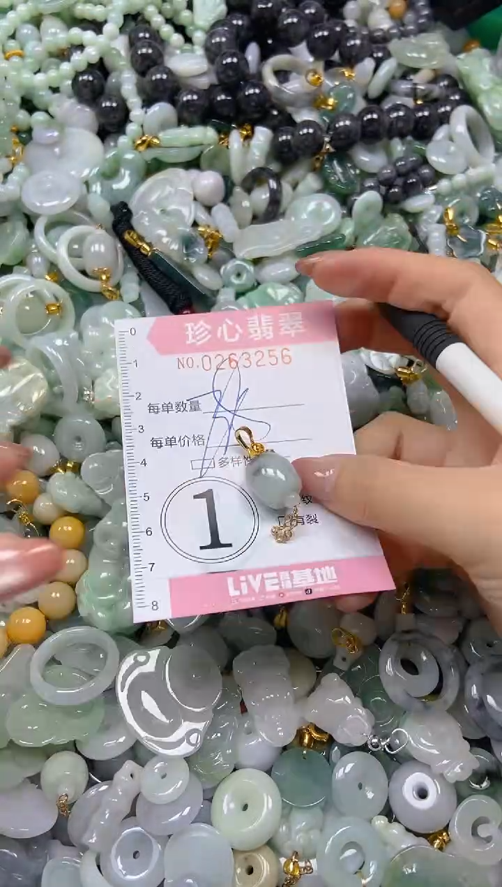 翡翠未镶嵌颈饰闪购0263256