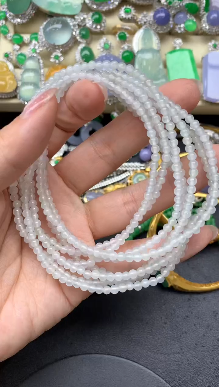 【闪购商品】翡翠手链未镶嵌192中国好珍宝