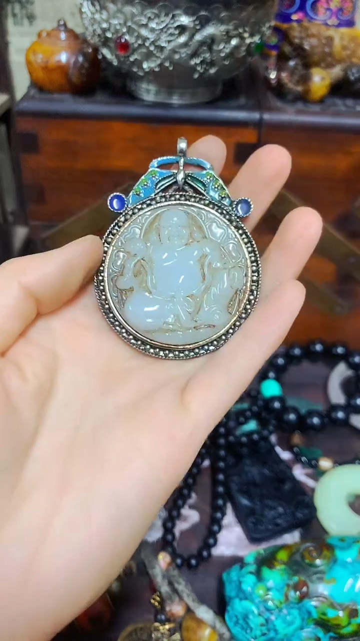 【闪购商品】和田玉颈饰未镶嵌主播推荐主播推荐