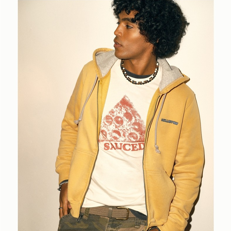 Hollister经典LOGO保暖抓绒连帽外套卫衣26春新款男装322-6081