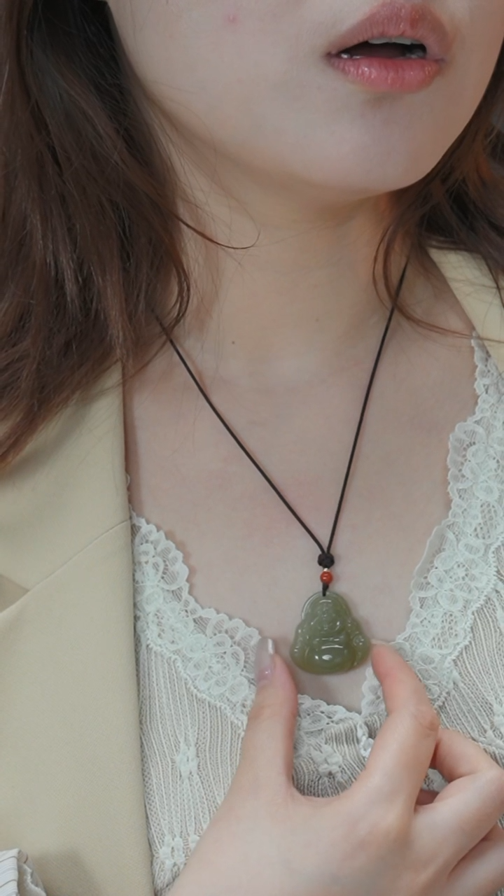 【闪购商品】和田玉颈饰未镶嵌晴水佛公