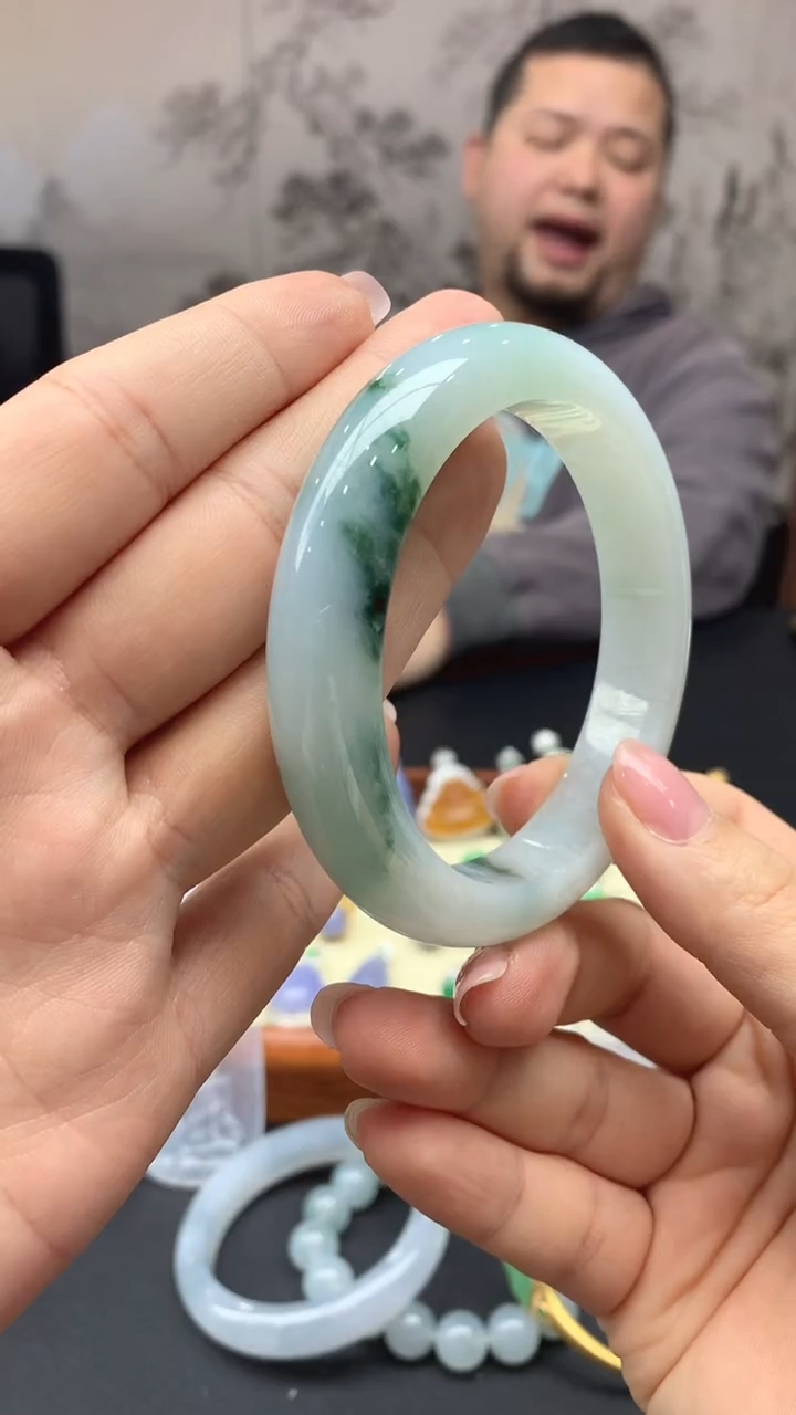 【闪购商品】翡翠手镯未镶嵌14-天然翡翠