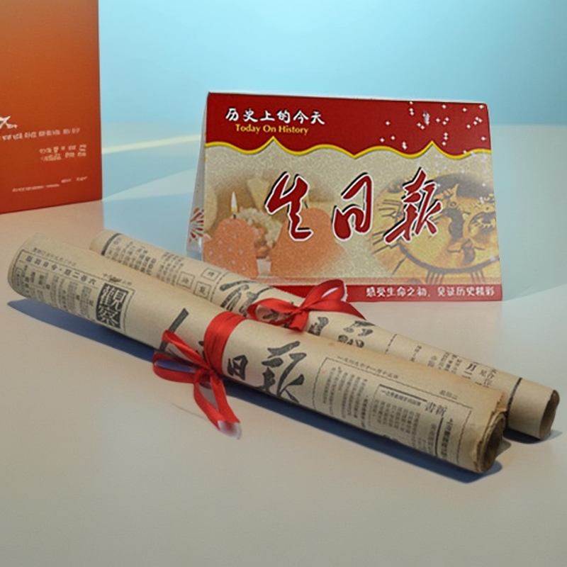 生日采访精美送给女闺蜜珍藏惊喜浪漫情人节春节礼物生日报纸链接