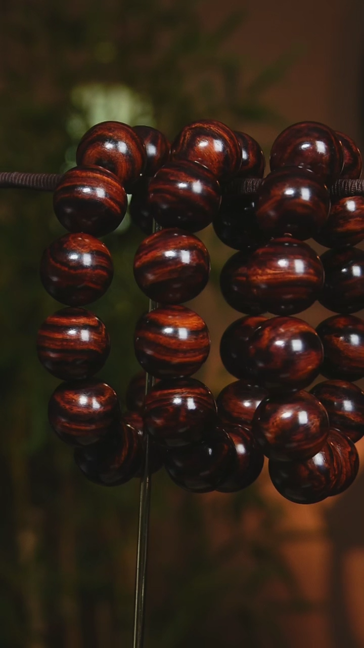 【闪购商品】黄花梨/降香黄檀手串/手链海南黄花梨2.0cm大黑线