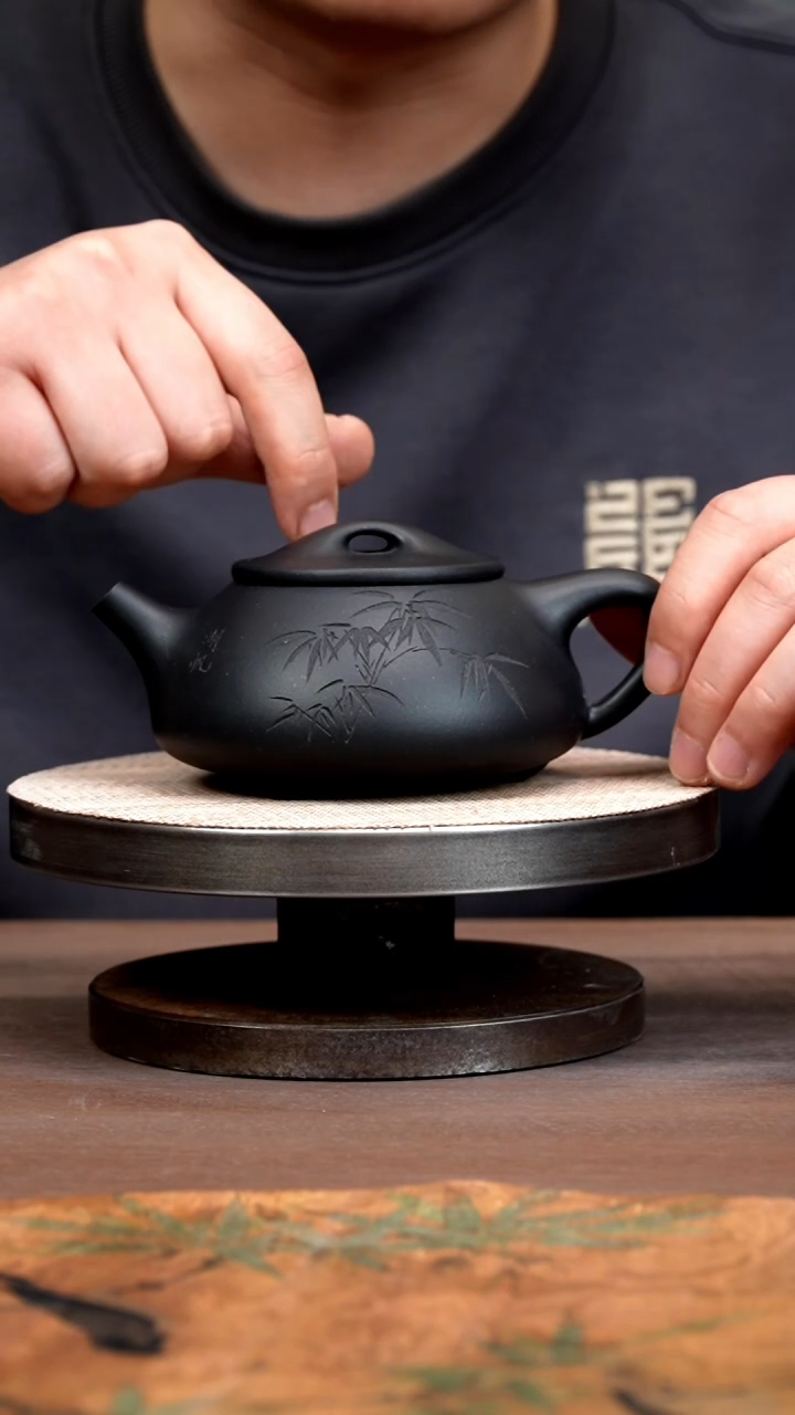 【闪购商品】紫砂茶壶捂灰唐云石瓢