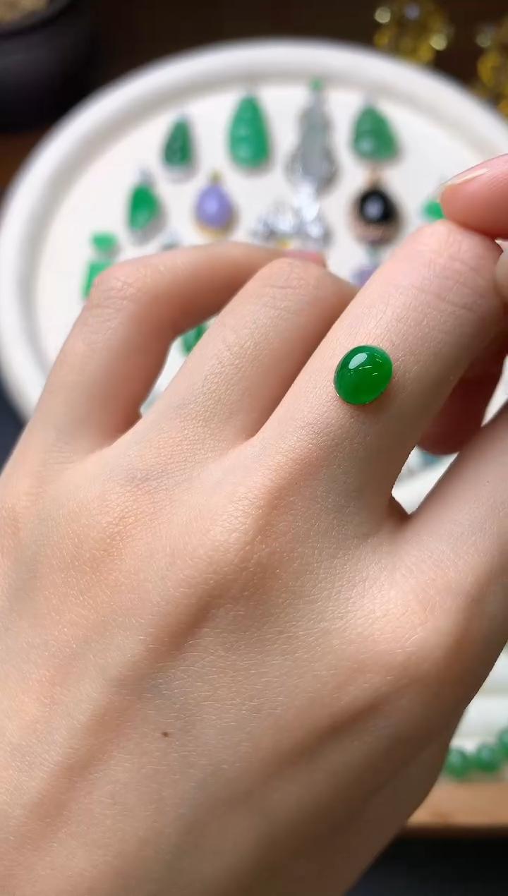 【闪购商品】定制翡翠未镶嵌裸石（镶嵌定制）