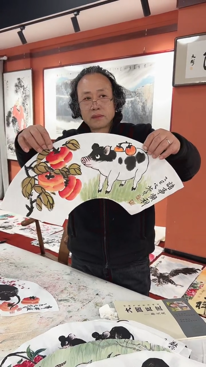 国画李火庆/国画/花鸟