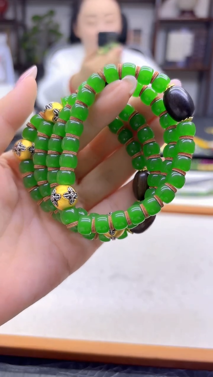 未镶嵌手链和田玉DIY款S1012