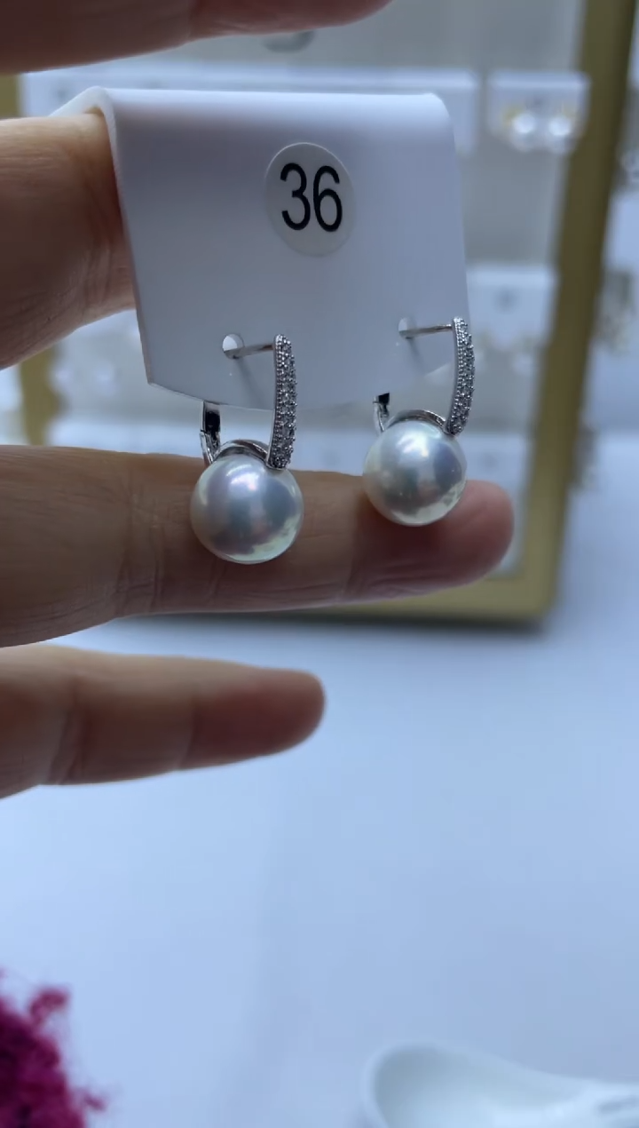 未镶嵌耳饰淡水珍珠36