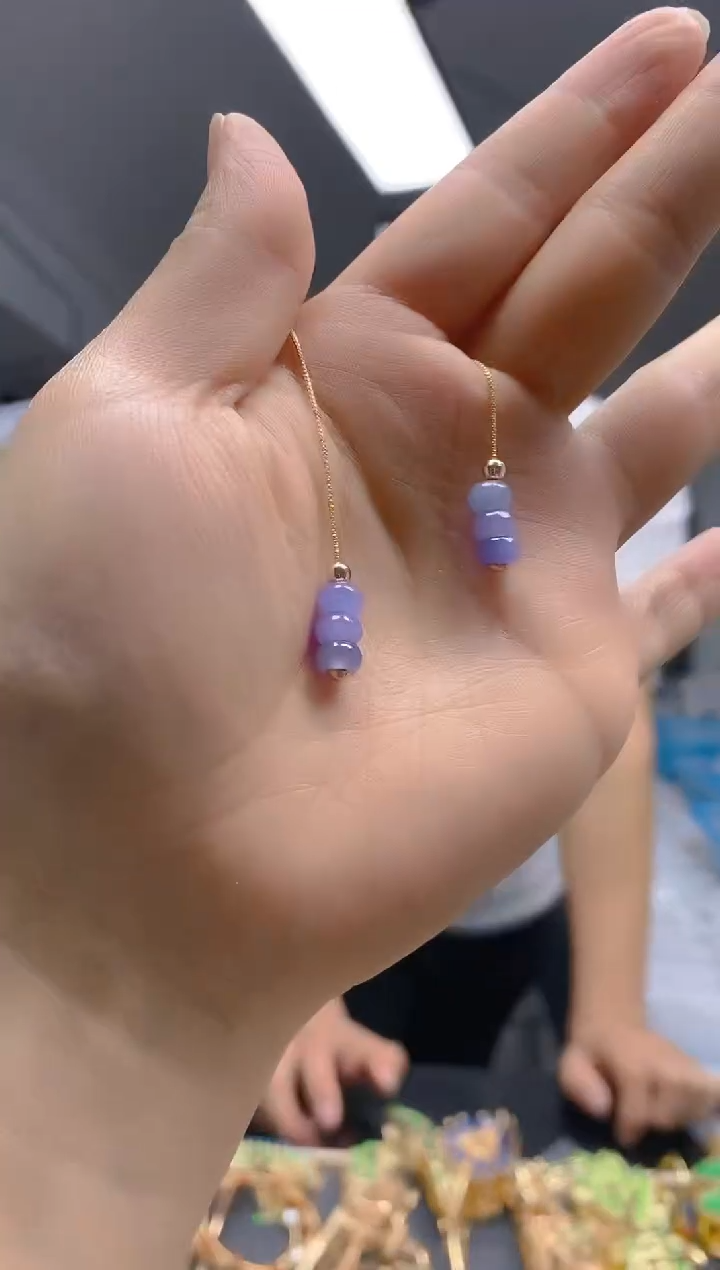 【闪购商品】翡翠耳饰合金0246翡翠耳线