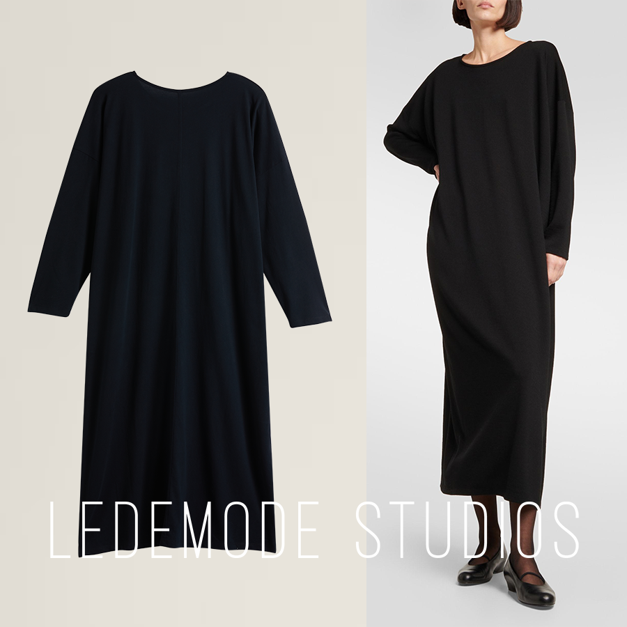 来末·定织定纺ROW宽松蝙蝠袖瘦瘦连衣裙