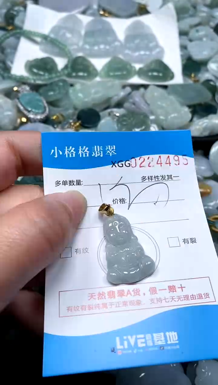 【闪购商品】翡翠颈饰未镶嵌闪购商品0224495