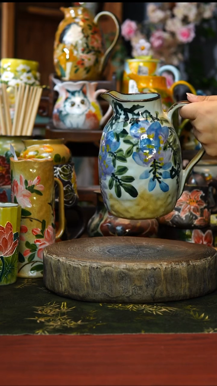 花瓶/杯子/碗49景德镇手工高温釉下彩