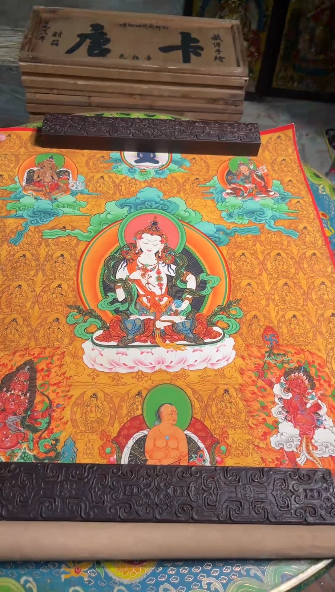 卷轴画东东唐卡tk16