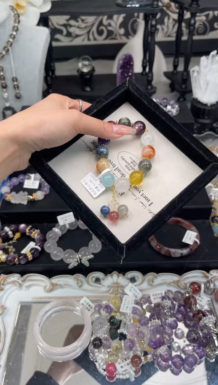 【闪购商品】水晶手链未镶嵌天然水晶 多样性发货