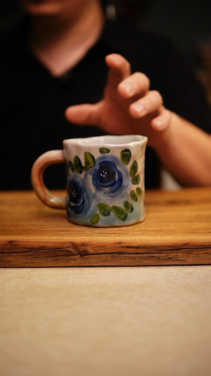 @@陶园瓷舍@@纯手工手绘@高温釉下彩