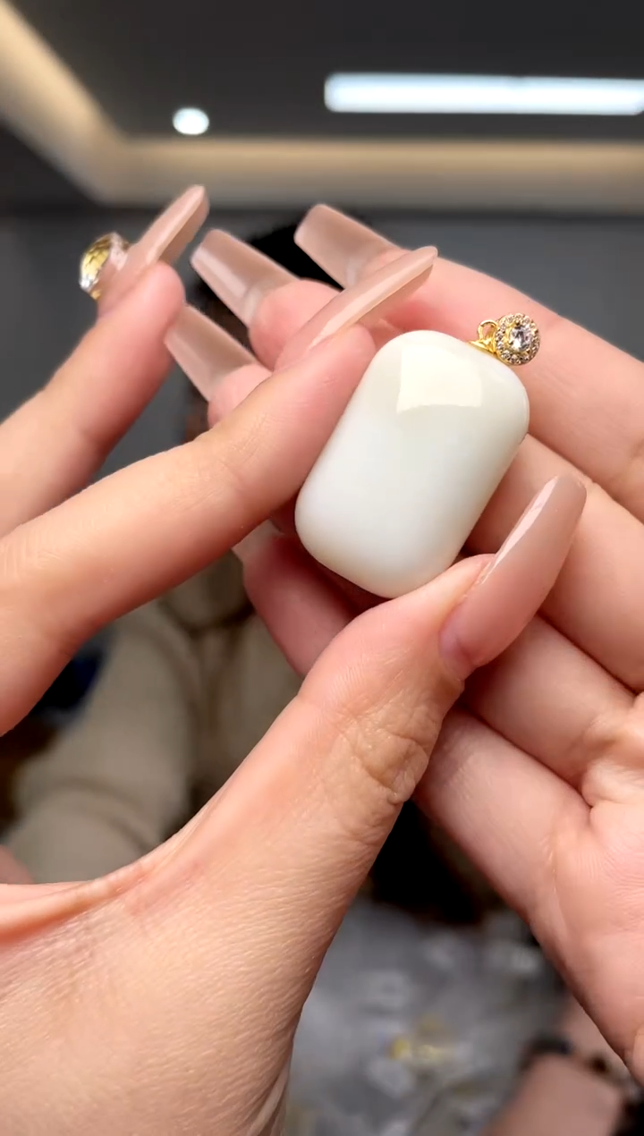 【闪购商品】和田玉·银S925镶嵌（多样性单个发货）