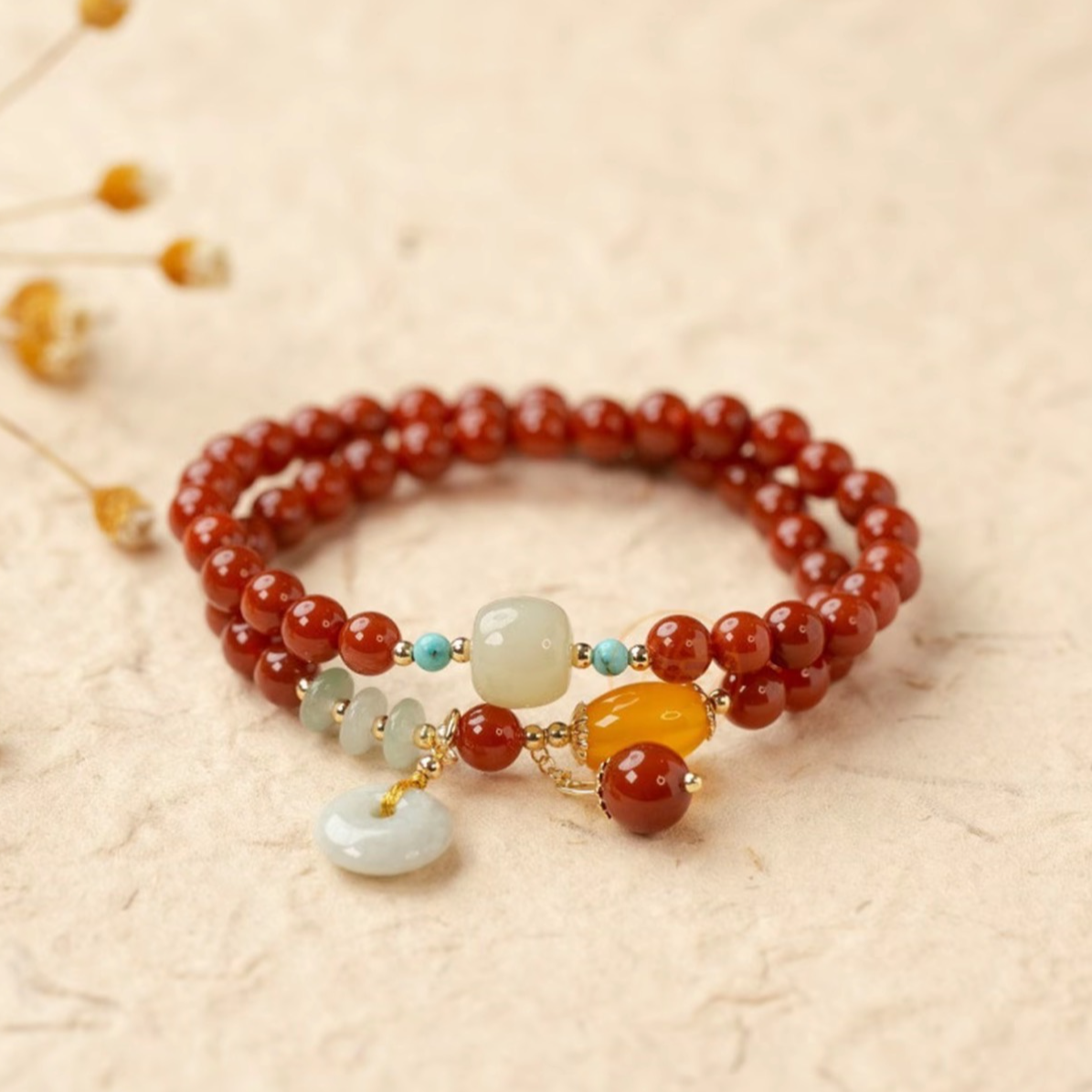 N红精美手串（无礼盒）10605