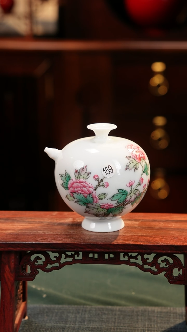 【闪购商品】摆件釉上粉彩纯手绘手工原创瓷器