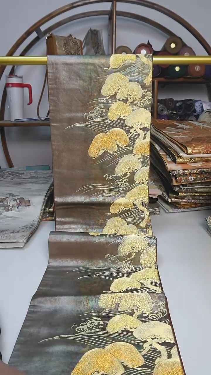 【闪购商品】织绣27西阵织六通松树