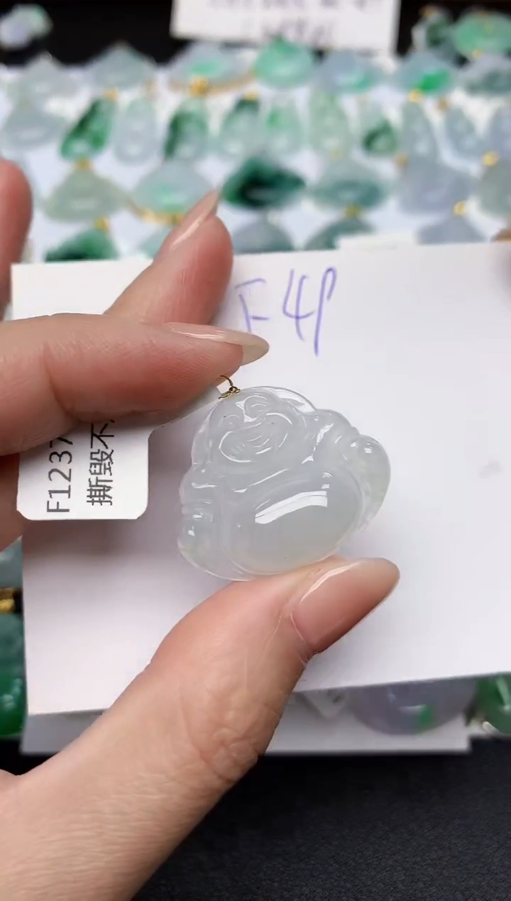 颈饰未镶嵌翡翠天然缅甸A货翡翠百元以上9元证书费自理