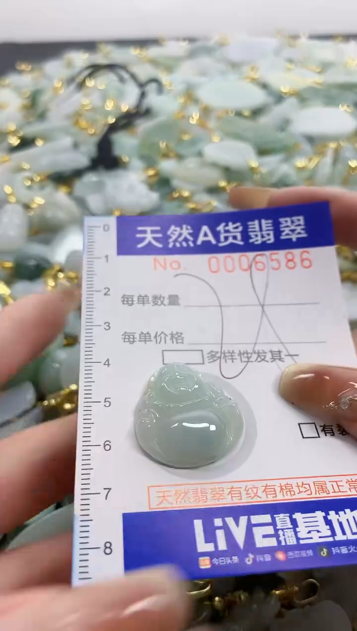 颈饰未镶嵌翡翠天然A货翡翠