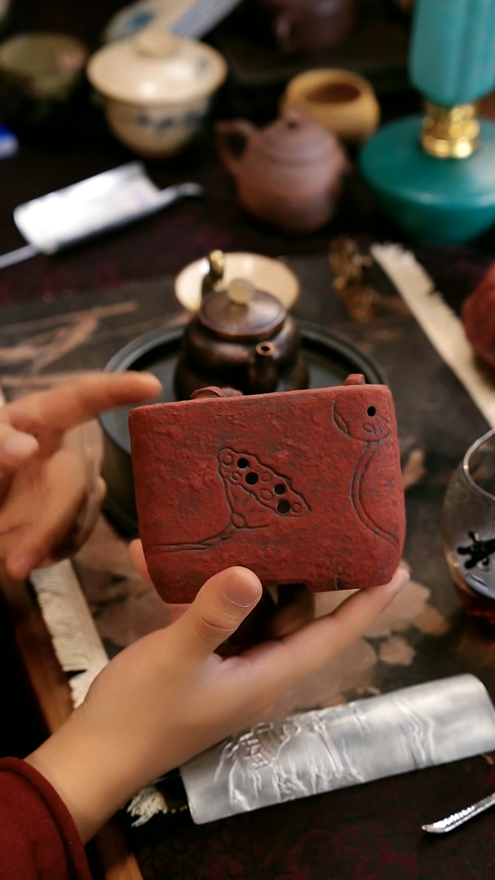 赭石红-莲蓬酒精炉