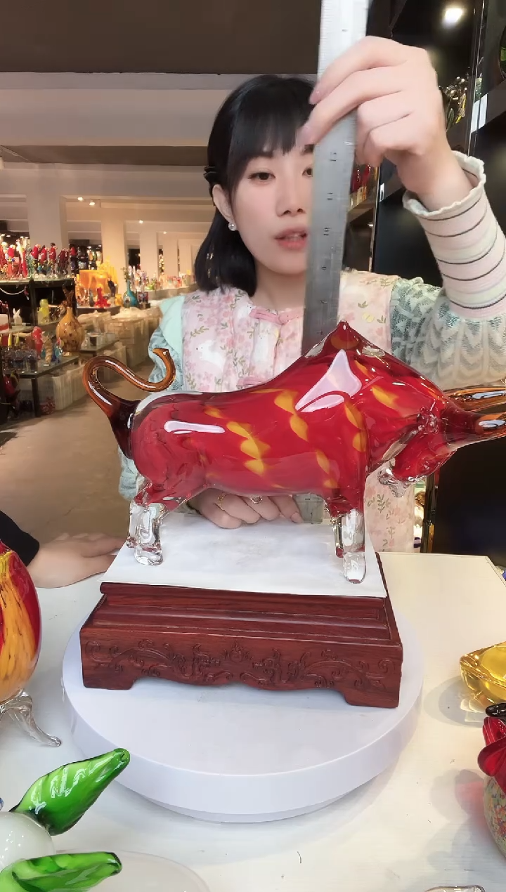 【闪购商品】茶盏琉璃摆件家居摆件