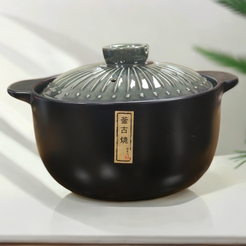 【清仓处理】6升复古烧砂锅煮粥煲汤炖锅汤锅锂瓷煲