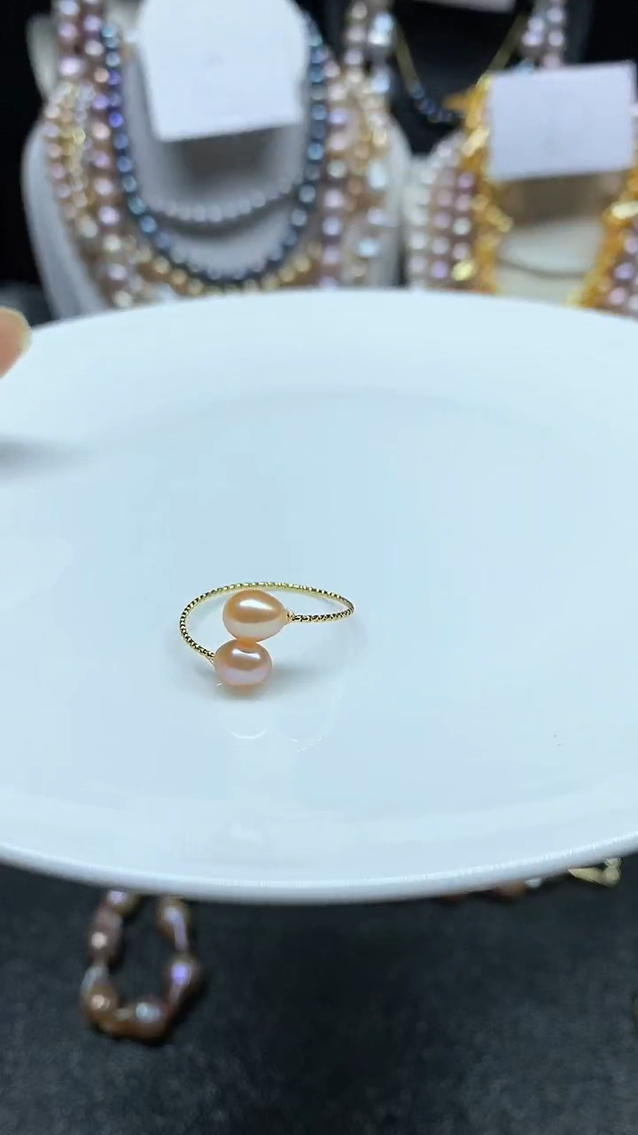 【闪购商品】淡水珍珠戒指未镶嵌多人