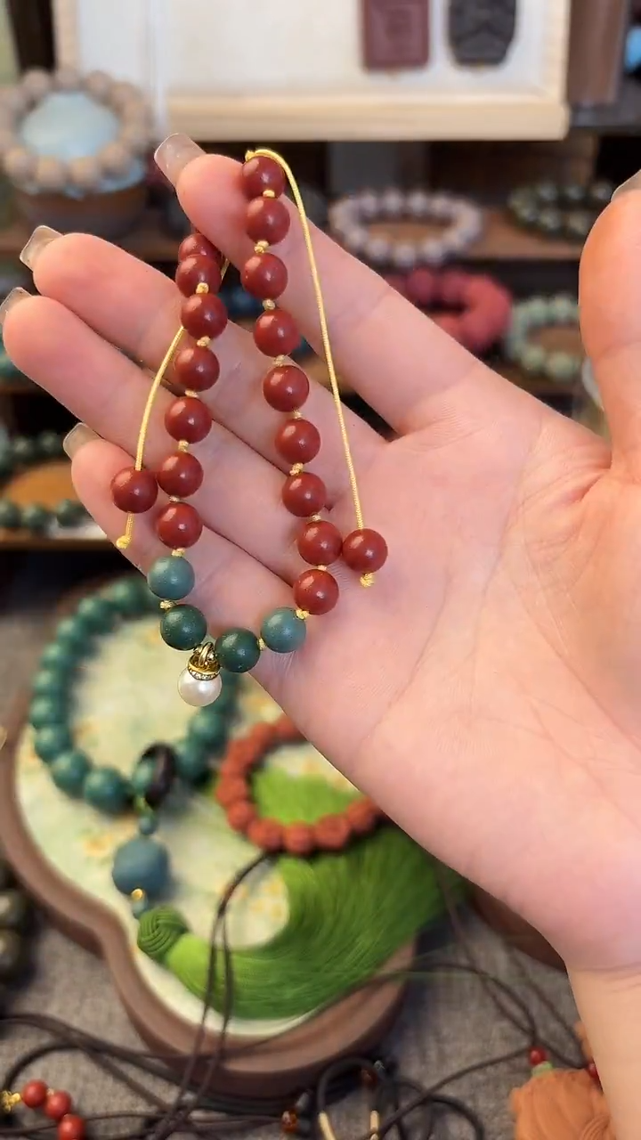 泥塑玫瑰龙涎脚链福利款一个