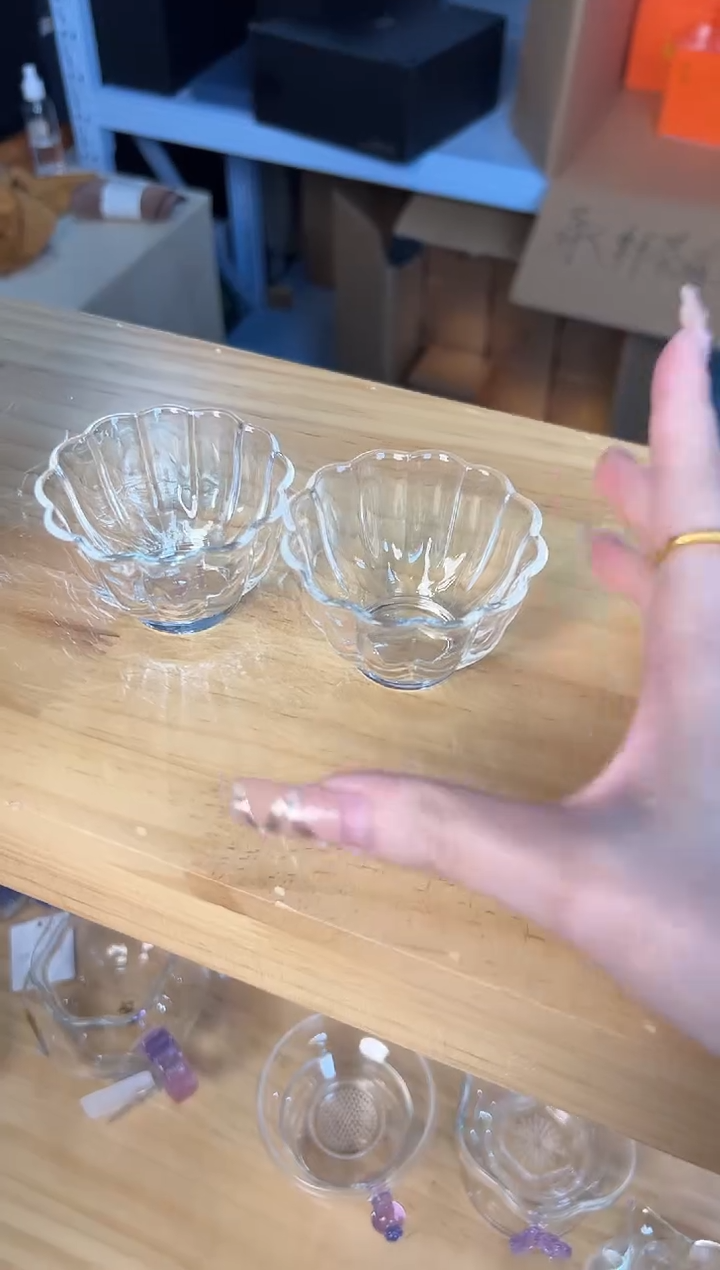 禾器 乐妍杯透明一对装