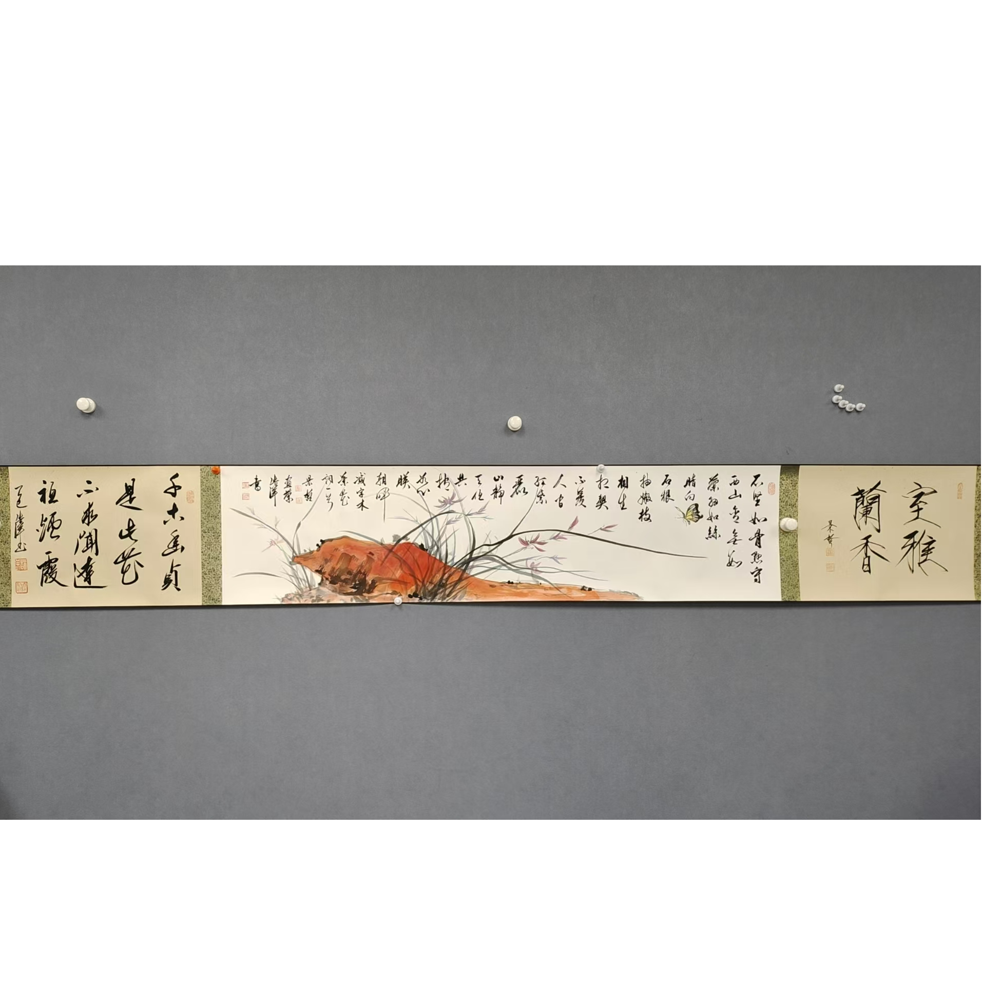 崔景Z- 李振H-合作长卷-兰【杨柳青】作品固定链接