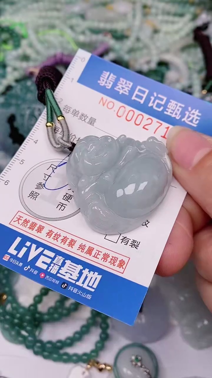 【闪购商品】翡翠颈饰未镶嵌00002717