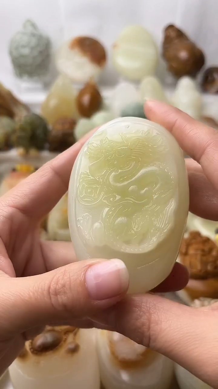 石材古青石棉纹正常不退换盘龙