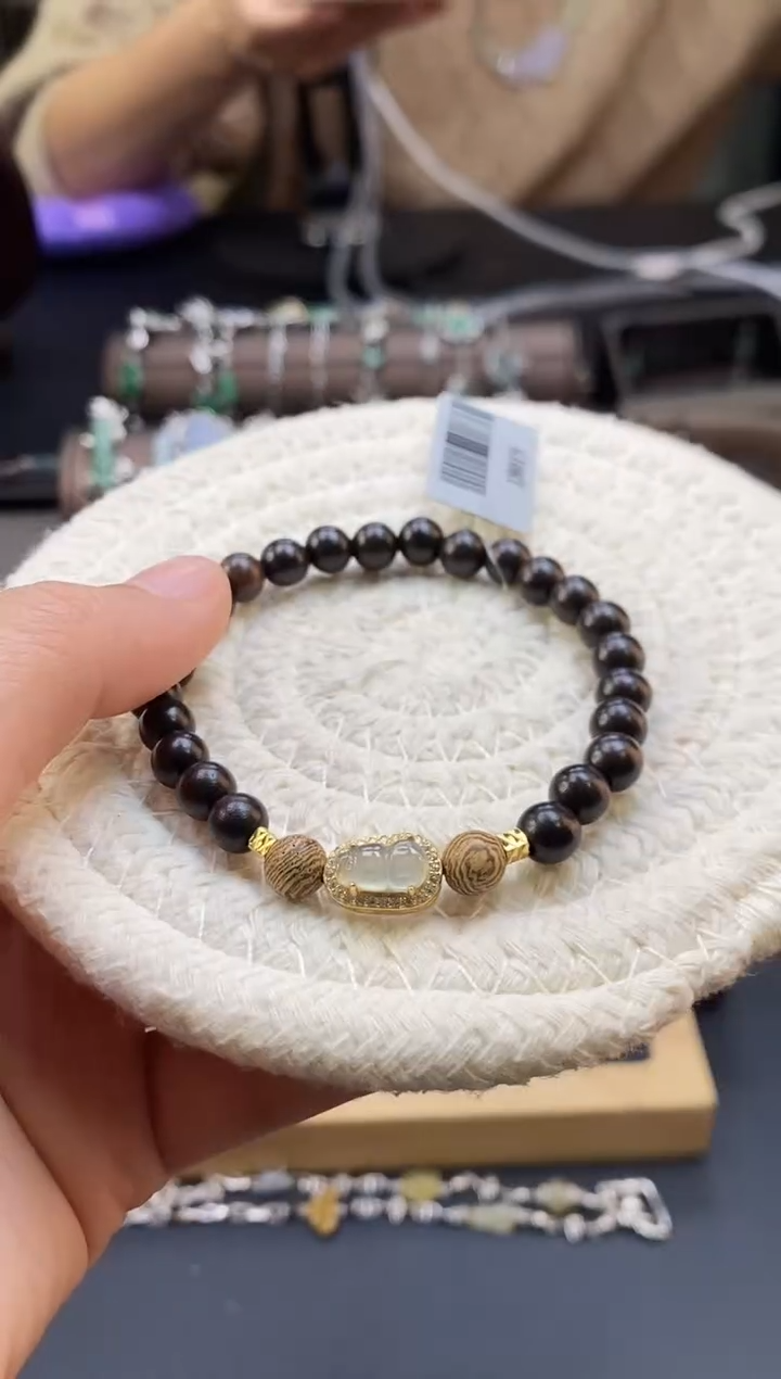 颈饰银S925镶嵌翡翠18019