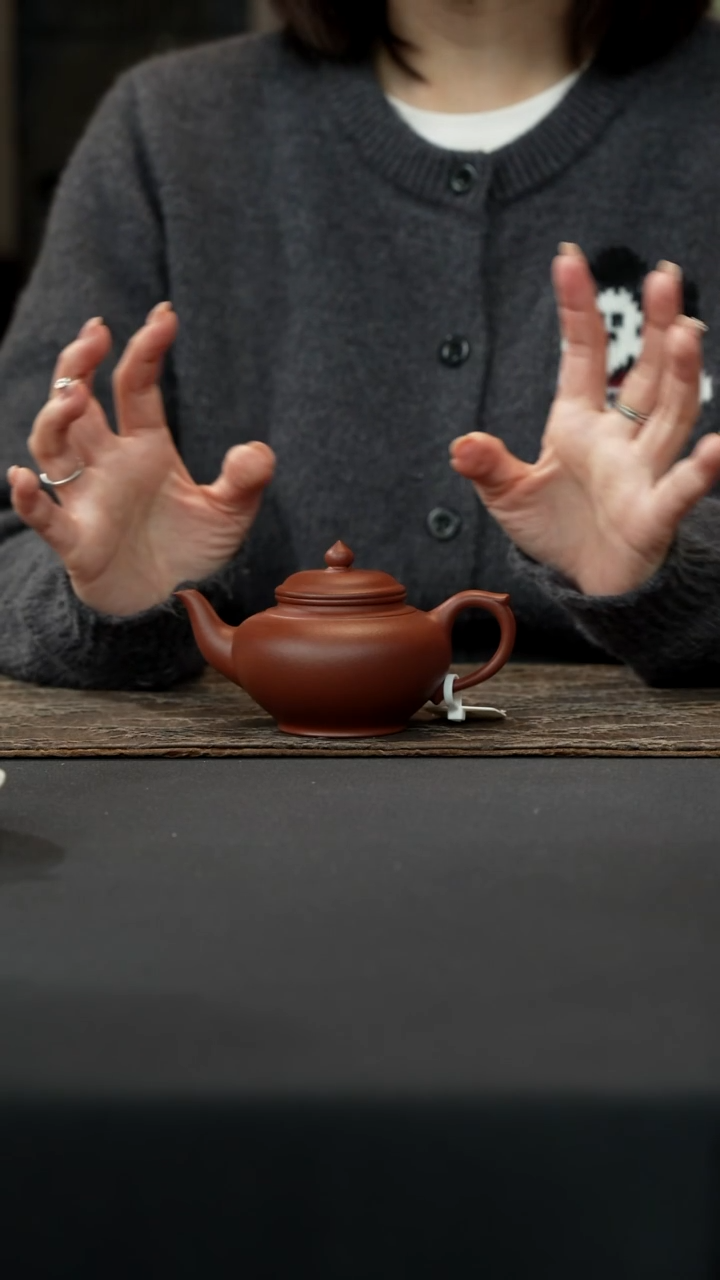 【闪购商品】紫砂茶壶清水泥笑樱壶180cc