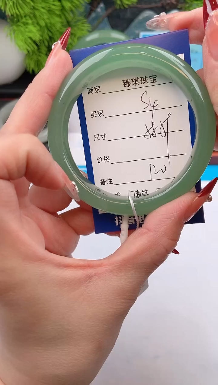 【闪购商品】石英质玉手镯未镶嵌东陵玉微色差S4