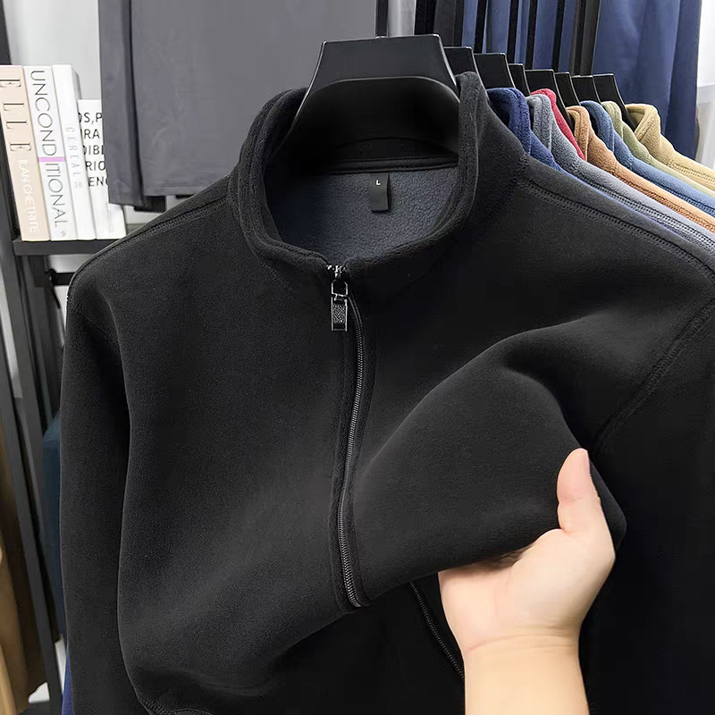 2025新款（M家两色加绒外套）秋冬保暖加厚卫衣开衫