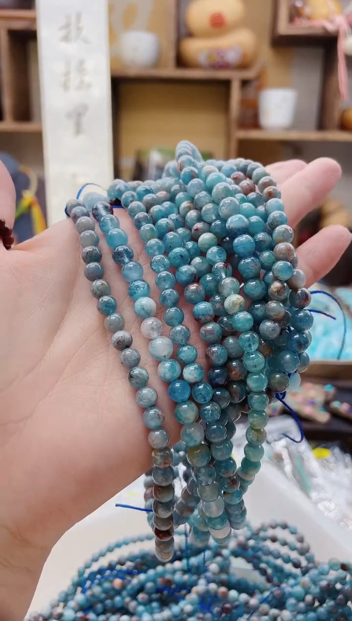 【闪购商品】海蓝宝石手链未镶嵌J178海蓝宝单圈