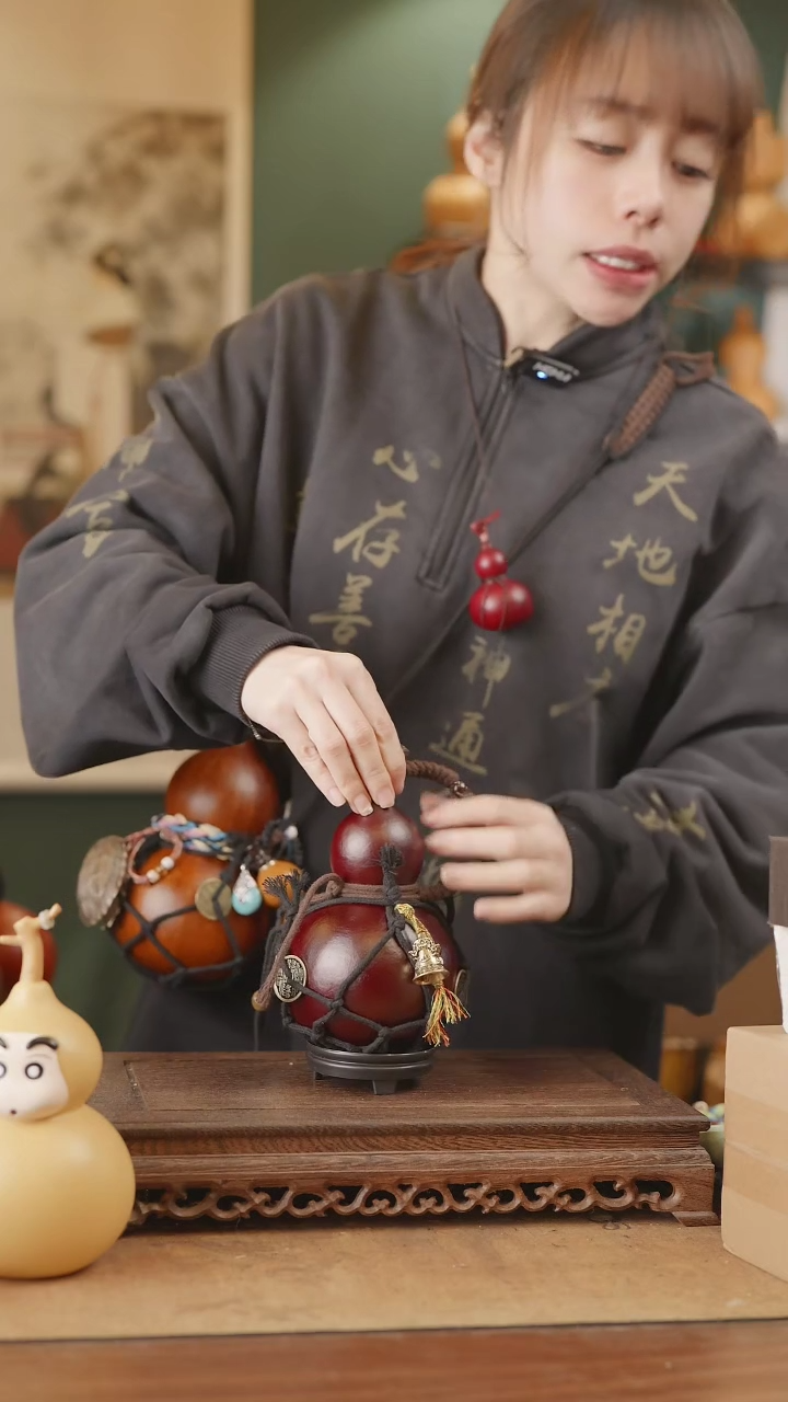 【闪购商品】240号精品天然大漆工艺防渗内胆酒葫芦~