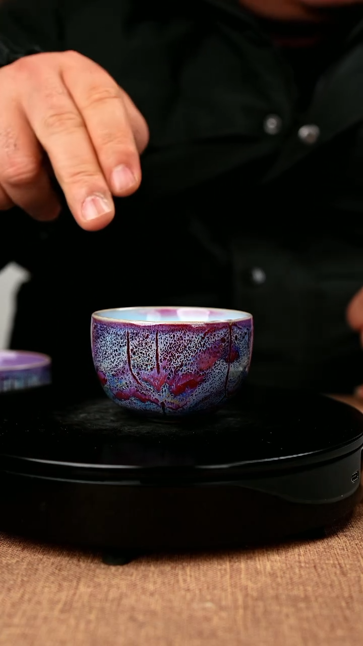 【闪购商品】331#白露伟一级品原矿钧瓷炉钧釉主人杯