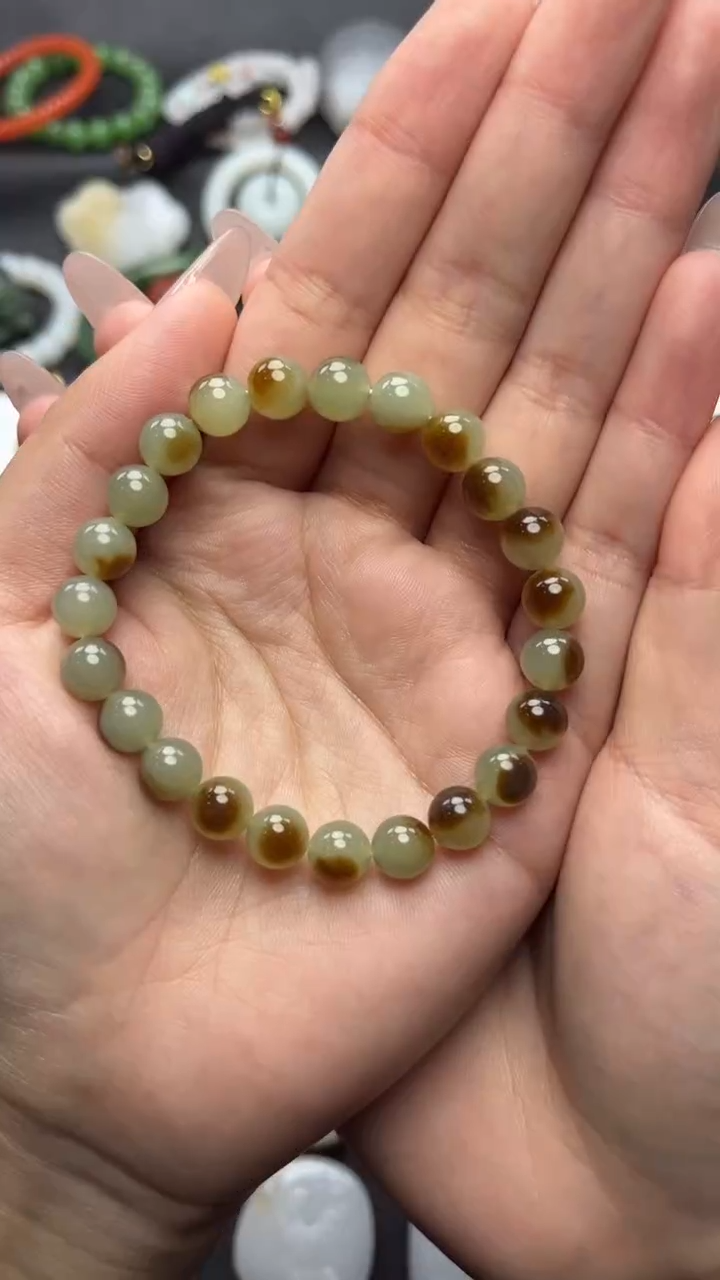 未镶嵌手串和田玉手串