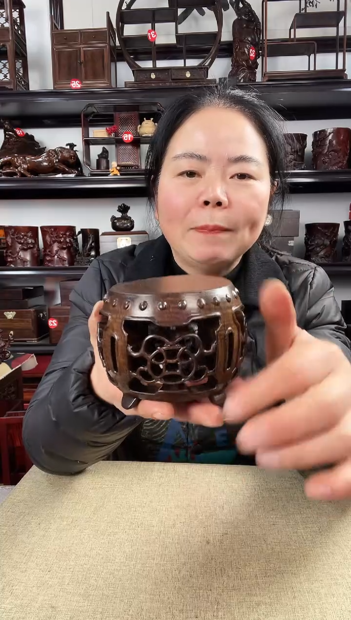 木老李红木工艺品新鼓