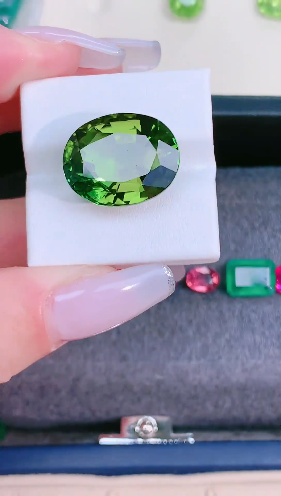 未镶嵌裸石碧玺阿富汗碧玺20.55ct