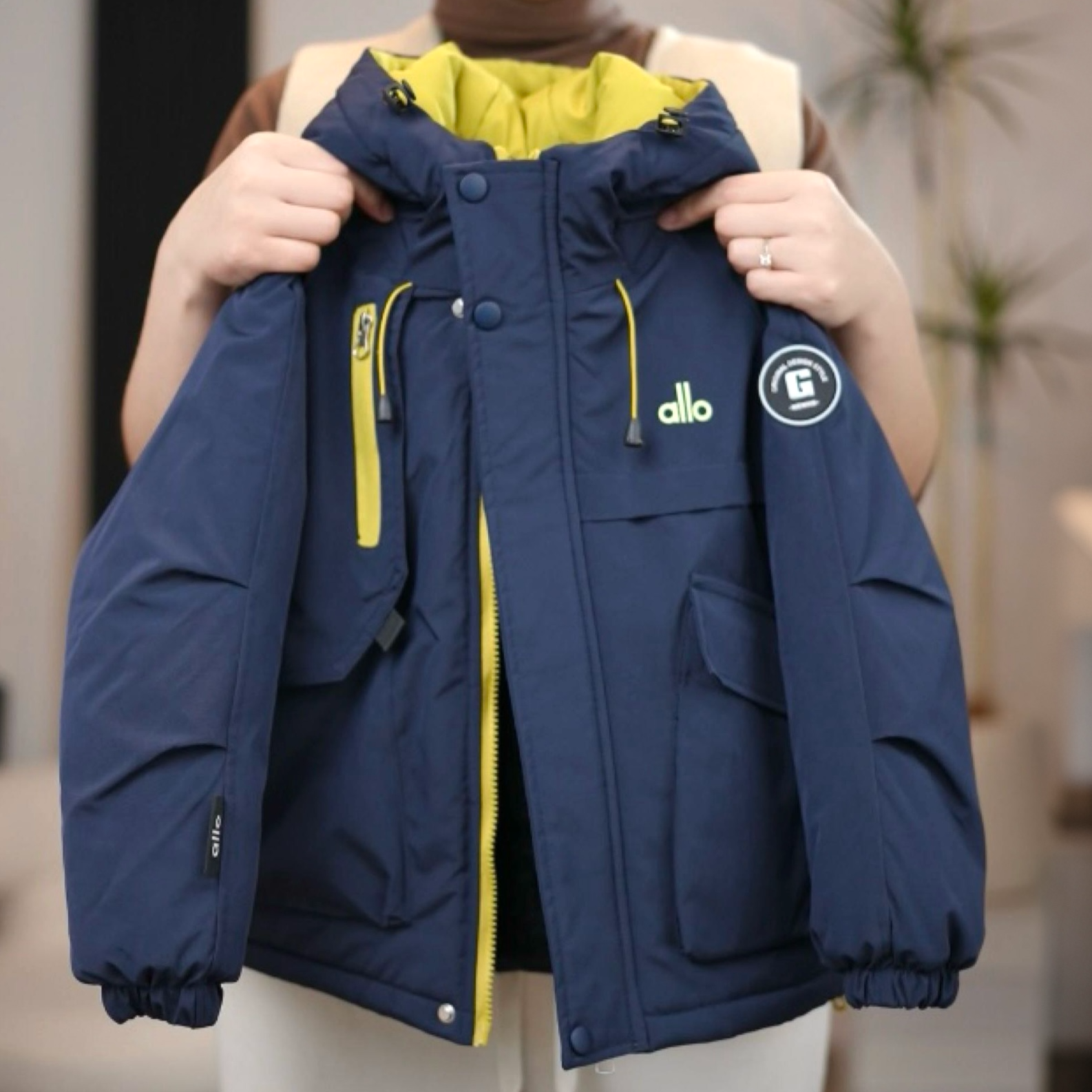 【加绒加厚大棉】男童冬款棉服2025新款儿童冲锋衣派克服棉服洋气