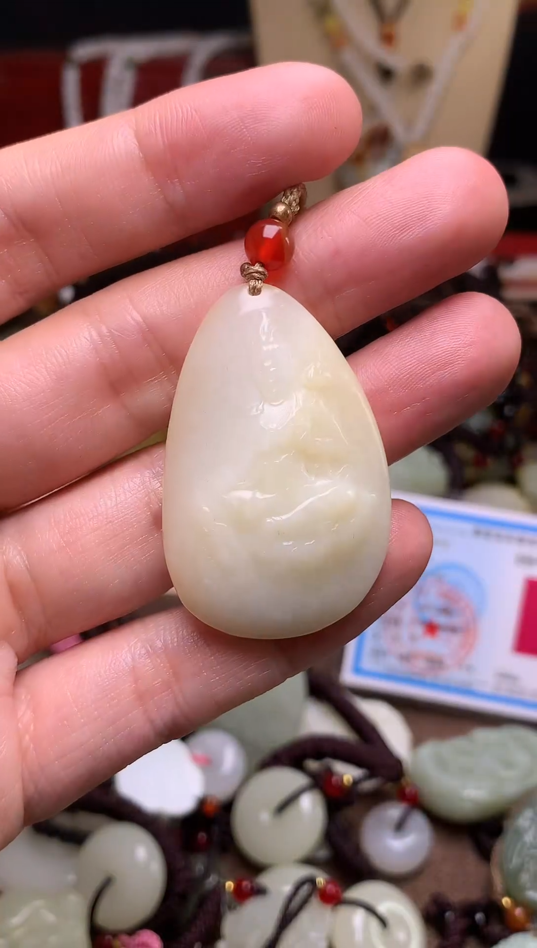 颈饰未镶嵌和田玉新疆料青海料清水和田玉吊坠