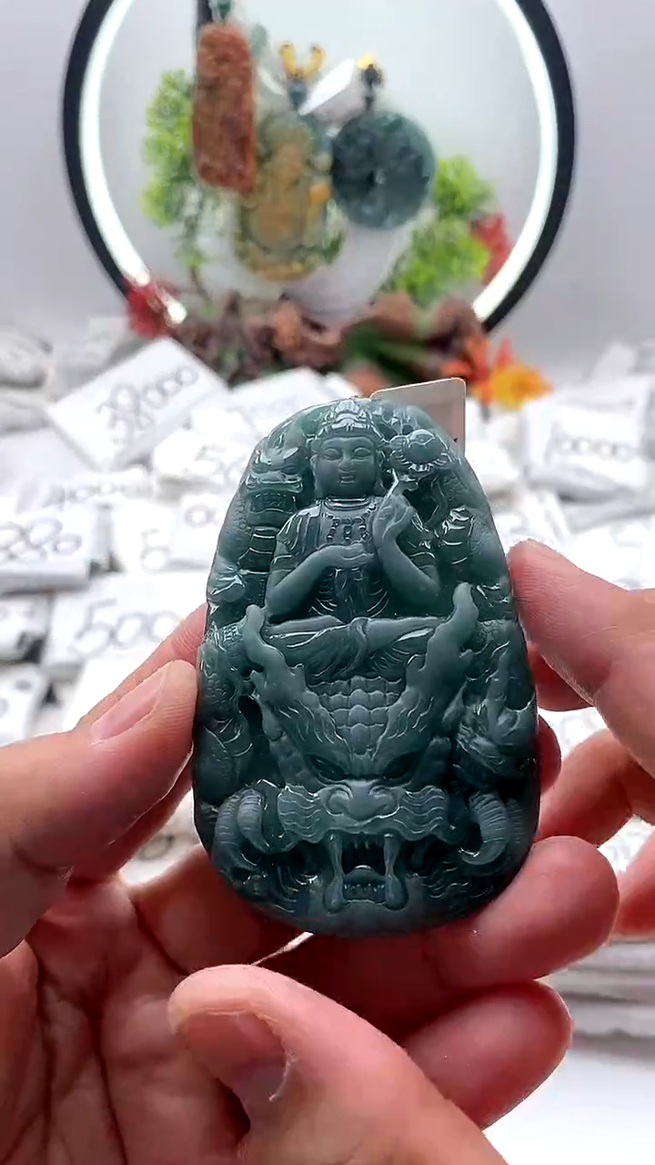 【闪购商品】翡翠颈饰未镶嵌大势至